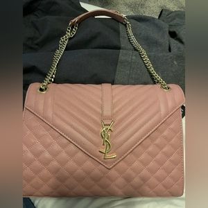 COPY - Saint Laurent pink hand bag (AUTHENTIC)